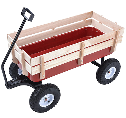 Garden Cart With Wooden Sides TC4021,300lbs.png